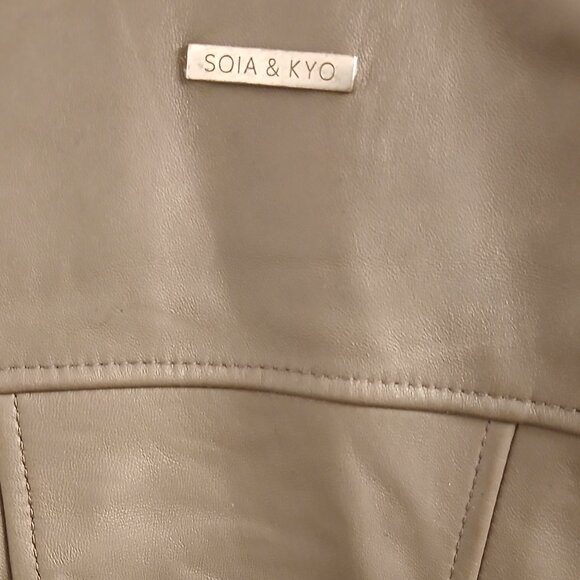 Soia & Kyo Leather Moto Jacket - Picture 11 of 11